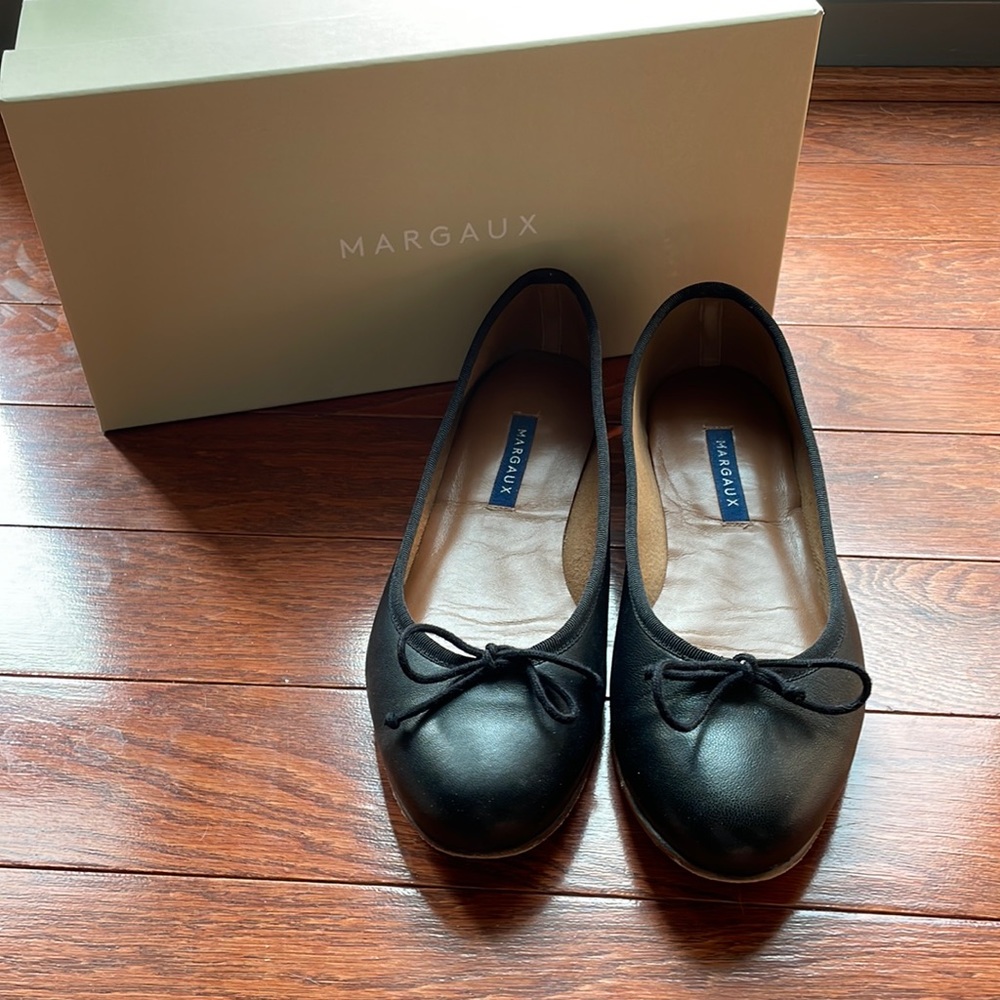 Margaux black ballet flats